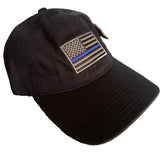 Rapid Dominance USA Thin Blue Line Baseball Cap Black