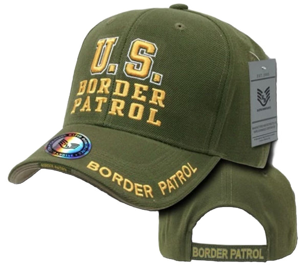 Rapid Dominance US Border Patrol Adjustable Embroidered Cap Green