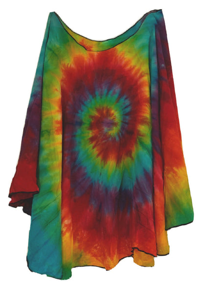 Nayt Women's Tie Dye Casual Tops Blouse One Size