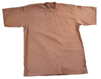 Shaka Men's Wear Pack of 6 Super Max Heavyweight Cotton T-Shirt Brown