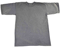 Shaka Men's Wear Pack of 6 Super Max Heavyweight Cotton T-Shirt Charcoal Gray