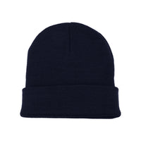 Nayt Long Solid Plain Beanie Knit Hat