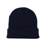 Nayt Long Solid Plain Beanie Knit Hat