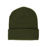 Nayt Long Solid Plain Beanie Knit Hat