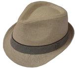 Hatter Men's Fedora Gray Band XL 60cm