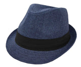 Hatter Straw Fedora 62cm 2xl