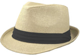 Nayt™ Men's Straw Fedora 64cm 3XL