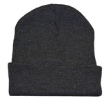 Nayt Long Solid Plain Beanie Knit Hat