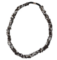 Tiger Smile  Real Chips Puka Shell Necklace 18"