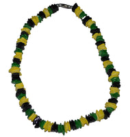 Tiger Smile  Real Chips Puka Shell Necklace 18"