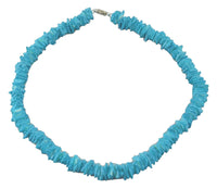 Tiger Smile Real Chips Puka Shell Necklace 18"