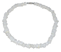 Tiger Smile Unisex Real White Chips Puka Shell Necklace …