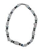 Tiger Smile  Real Chips Puka Shell Necklace 18"