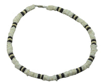 Tiger Smile  Real Chips Puka Shell Necklace 18"