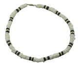 Tiger Smile  Real Chips Puka Shell Necklace 18"