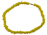 Tiger Smile Real Chips Puka Shell Necklace 18"